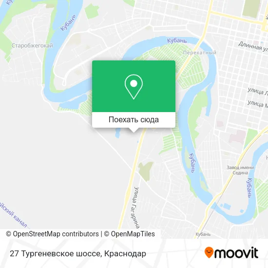 Карта 27 Тургеневское шоссе