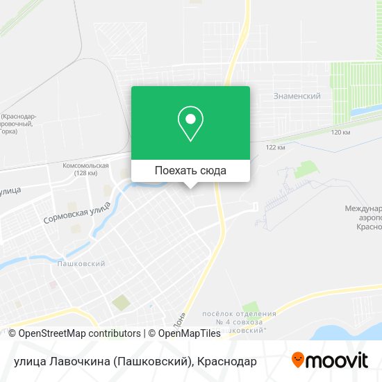 Карта улица Лавочкина (Пашковский)