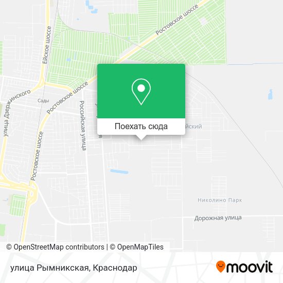 Карта улица Рымникская