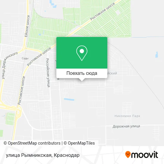 Карта улица Рымникская