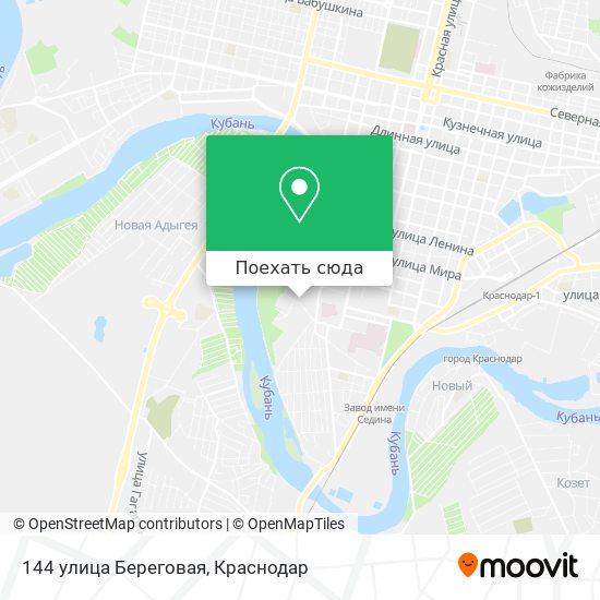 Карта 144 улица Береговая
