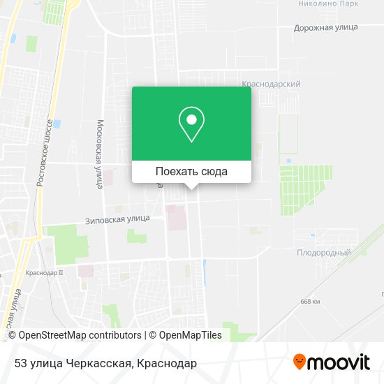 Карта 53 улица Черкасская