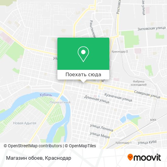 Карта Магазин обоев