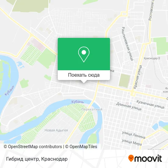 Карта Гибрид центр