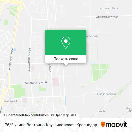 Карта 76 / 2 улица Восточно-Кругликовская