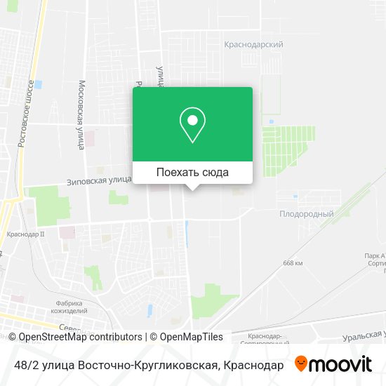 Карта 48 / 2 улица Восточно-Кругликовская