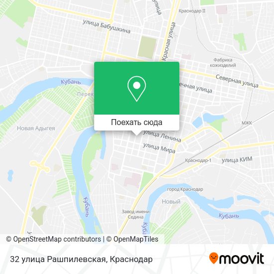 Карта 32 улица Рашпилевская