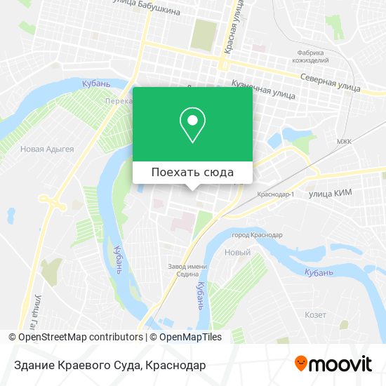 Карта Здание Краевого Суда