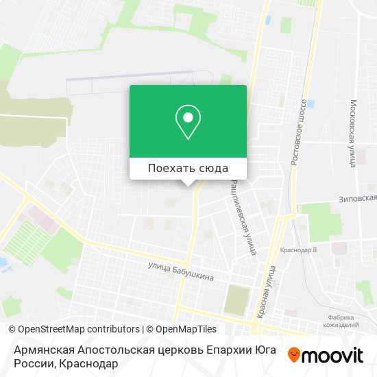 Карта Армянская Апостольская церковь Епархии Юга России