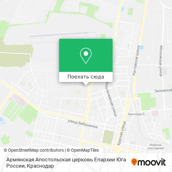 Карта Армянская Апостольская церковь Епархии Юга России