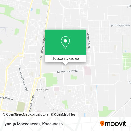 Карта улица Московская