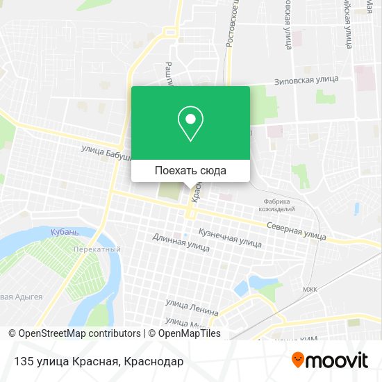 Карта 135 улица Красная