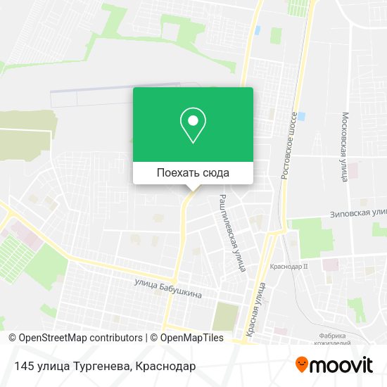 Карта 145 улица Тургенева