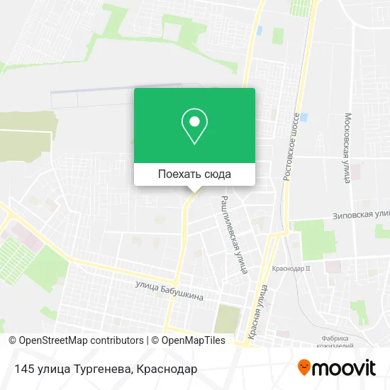 Карта 145 улица Тургенева