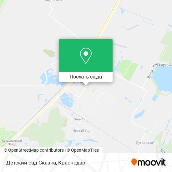 Карта Детский сад Сказка