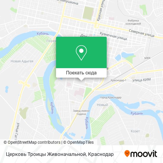 Карта Церковь Троицы Живоначальной