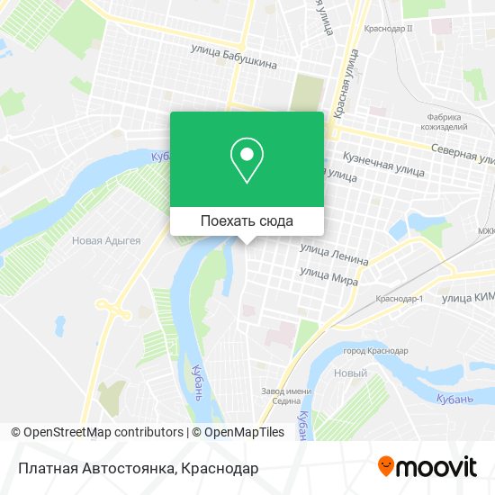 Карта Платная Автостоянка