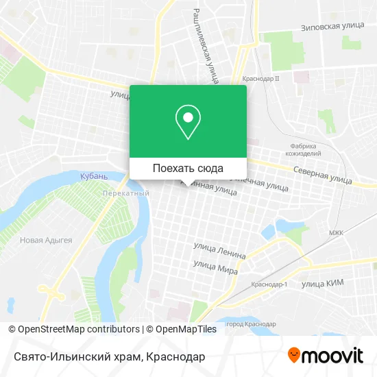 Карта Свято-Ильинский храм
