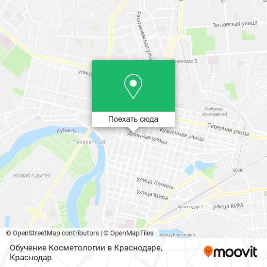 Карта Обучение Косметологии в Краснодаре