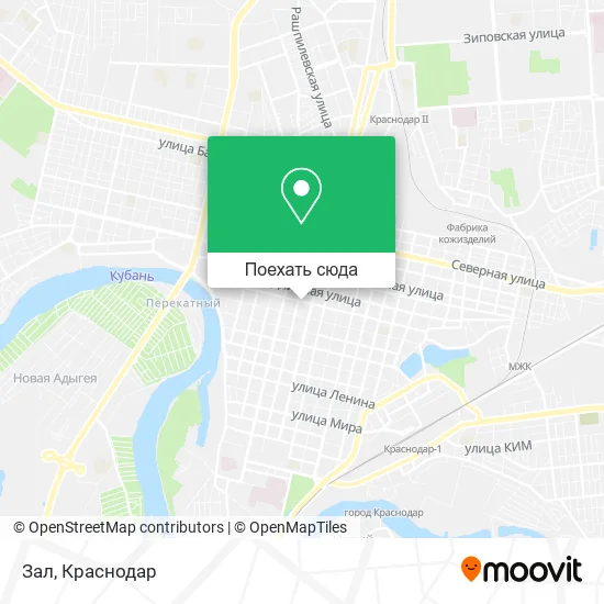 Карта Зал
