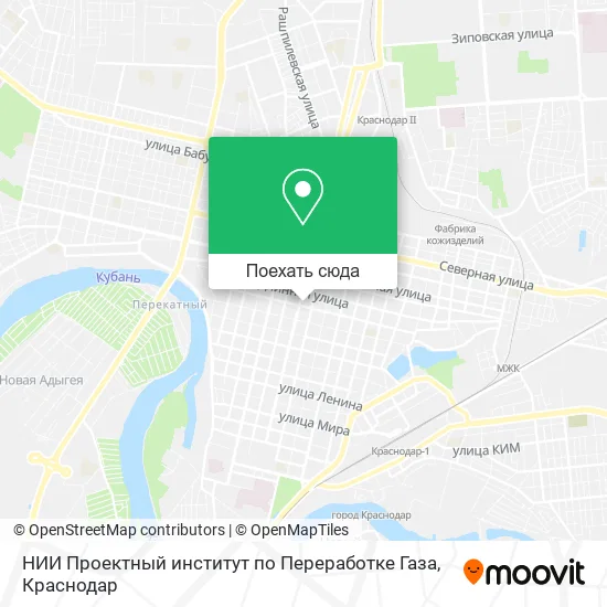 Карта НИИ Проектный институт по Переработке Газа