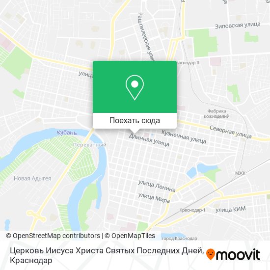 Карта Церковь Иисуса Христа Святых Последних Дней