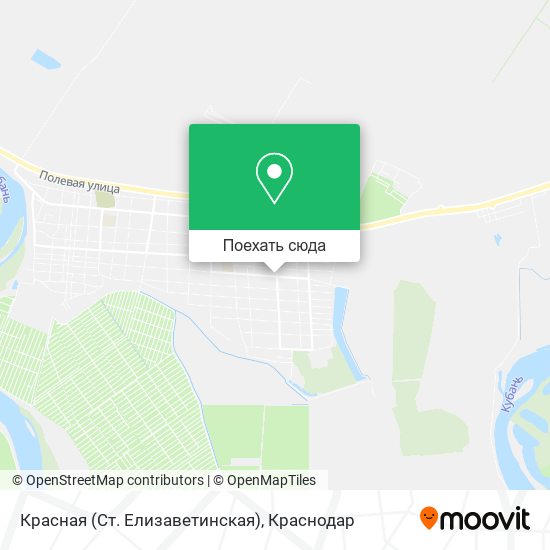 Карта Красная (Ст. Елизаветинская)