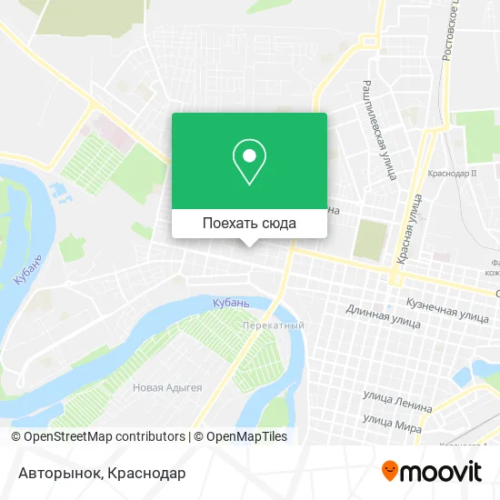 Карта Авторынок