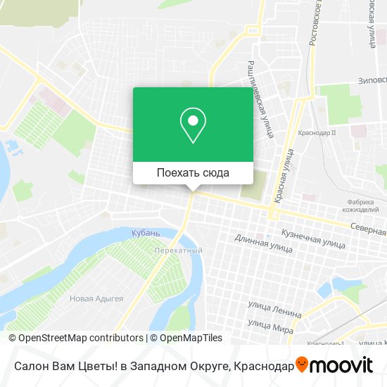 Карта Салон Вам Цветы! в Западном Округе