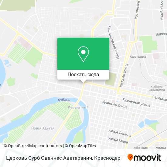 Карта Церковь Сурб Ованнес Аветаранич