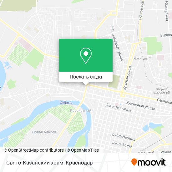 Карта Свято-Казанский храм