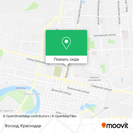 Карта Восход
