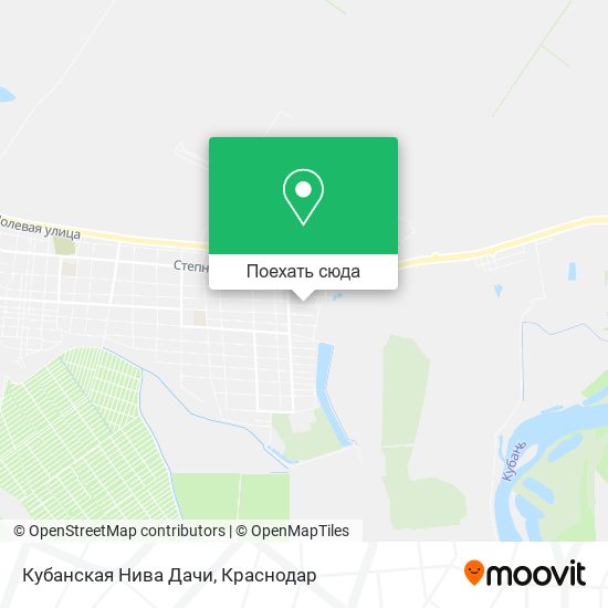 Карта Кубанская Нива Дачи