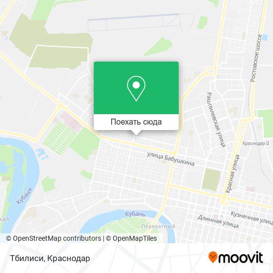 Карта Тбилиси