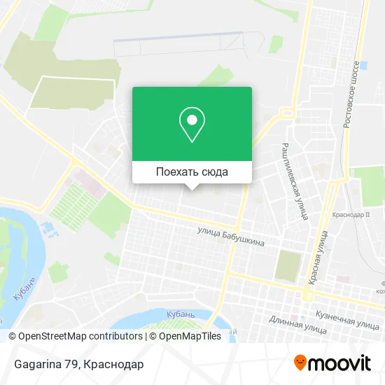 Карта Gagarina 79