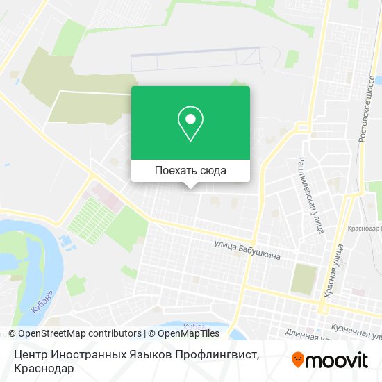 Карта Центр Иностранных Языков Профлингвист