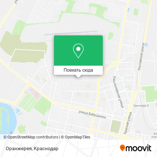Карта Оранжерея