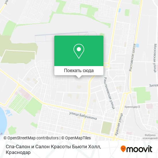 Карта Спа-Салон и Салон Красоты Бьюти Холл