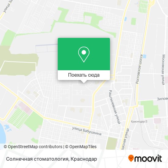 Карта Солнечная стоматология