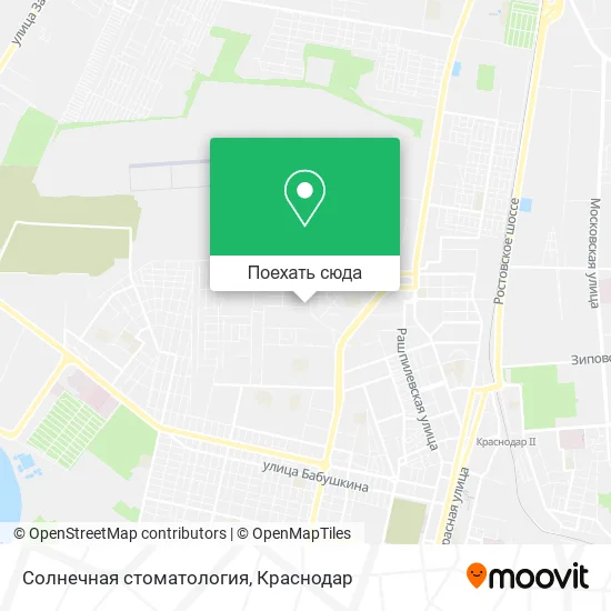 Карта Солнечная стоматология