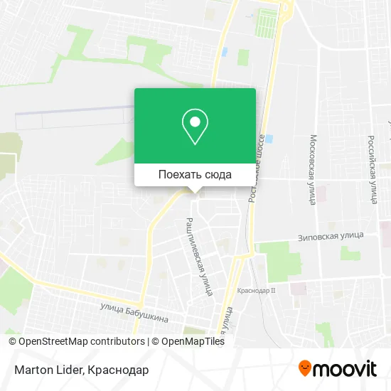 Карта Marton Lider