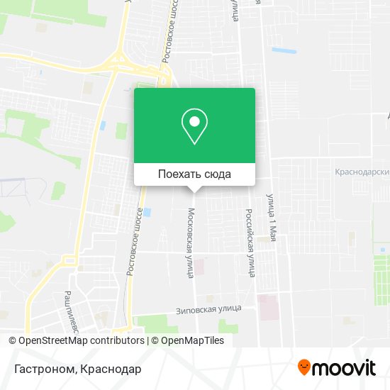 Карта Гастроном