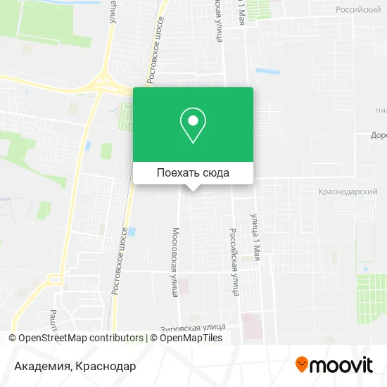 Карта Академия