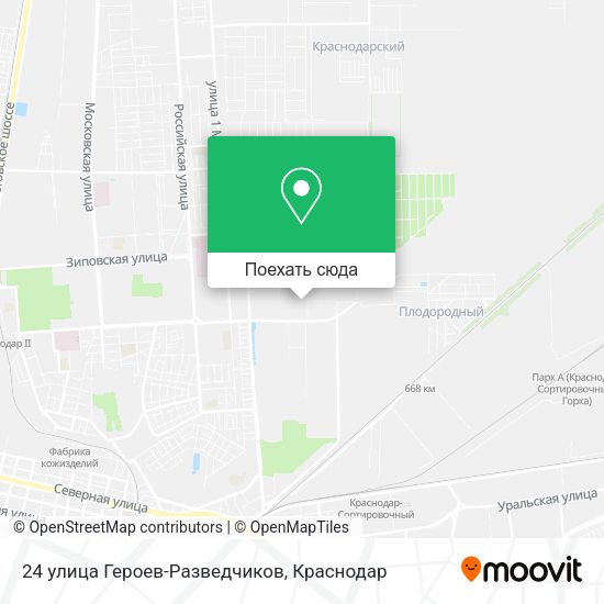 Карта 24 улица Героев-Разведчиков