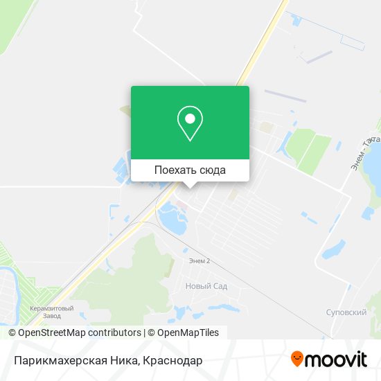 Карта Парикмахерская Ника