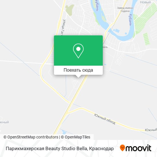 Карта Парикмахерская Beauty Studio Bella