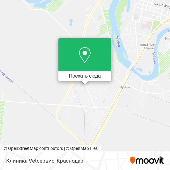 Карта Клиника Vetсервис