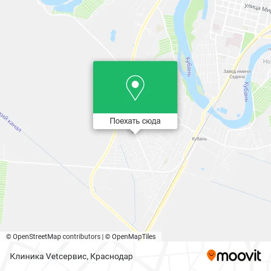 Карта Клиника Vetсервис