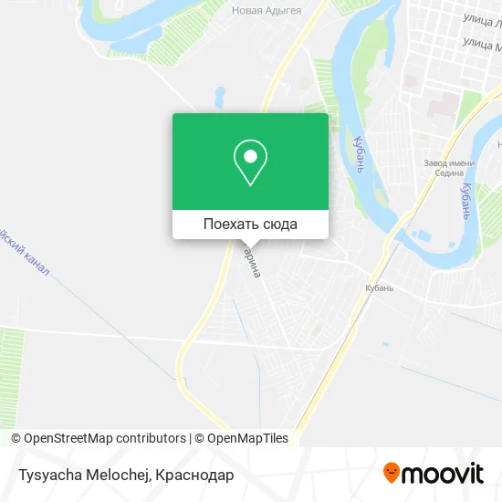 Карта Tysyacha Melochej