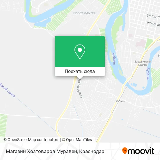 Карта Магазин Хозтоваров Муравей